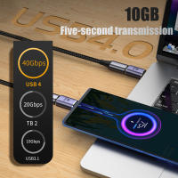 Adaptador De Carga Rápida USB-C a Tipo C 40Gbps OTG C-Type 90 Grados USB4.0 100W 5A Adaptador De Datos Para MacBook 8K60HZ - details 5