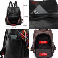 Mochila de cuero de alta calidad para Mujer, Bolso Escolar para adolescentes y niñas, mochila de viaje de gran capacidad, nuevo diseño, 2023 - details 24