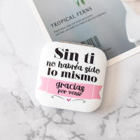 Pack de 6 a 36 unidades de Espejo de bolsillo con frase, 3 modelos, Decorados con frases, Espejos de bolsillo, Detalles para bodas invitados, Detalles dama de honor, Recuerdos de boda, Regalo original, Regalantes.com - details 2