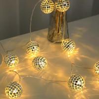 Luz De Espejo LED En Cadena 1 Pack Luz De Fiesta Disco Navidad Color Calido Luces De Espejo Para Barra De Fiesta - details 5