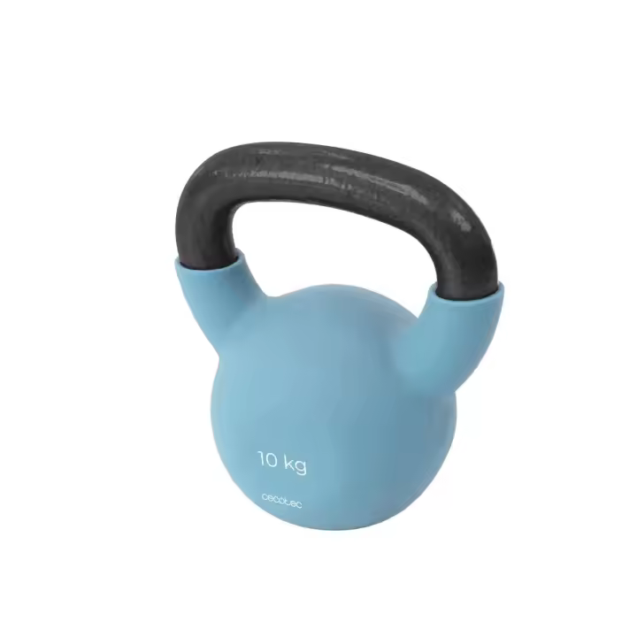 CECOTEC 07204 Pesa Rusa Drumfit KettleBell 10 Kg: Ergonomía, Durabilidad y Estilo Fitness - 1