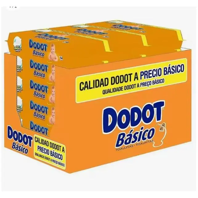 DODOT Básico toallitas infantiles envase 54 unidades - CAJA DE 18 Envases - 1