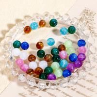100PCs Abalorios De Acrílico Redondos Brillos Multicolor Para Creación De Joyas DIY Diámetro Approx 8mm Agujero: Approx 1.5mm - details 4