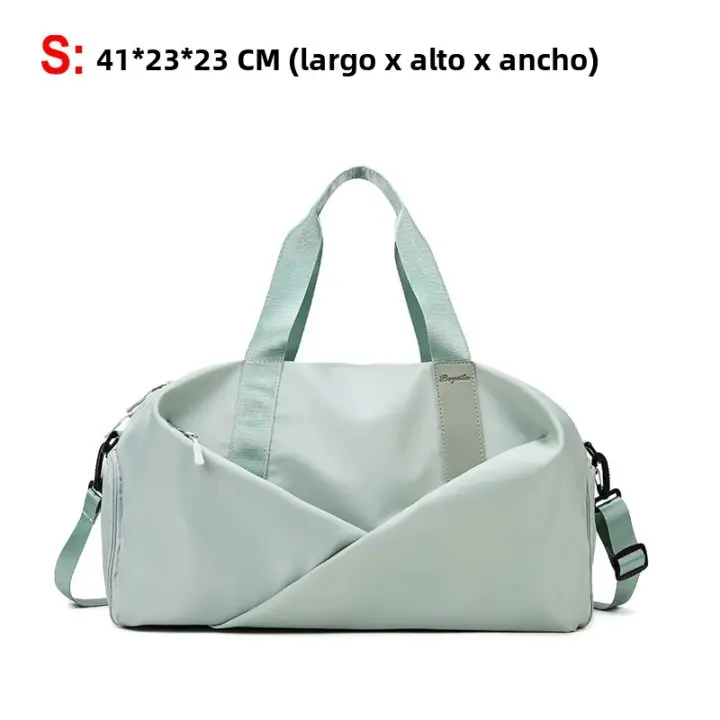 Bolso Deportivo Para Mujer Multifuncional De Viaje Y Gimnasio Bolso Secado Y Seco Para Natación Bolsa De Hombro Deportiva Capacidad Menos De 20L Nylon - 1