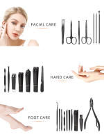 Set De Manicura 9/19/30pcs Tijeras Y Cortauñas De Acero Inoxidable Multifuncionales Para Uñas Y Cejas Kit De Cortauñas - details 2