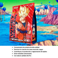 LIFE PRO NUTRITION WHEY DRAGON BALL SUPER EDITION GOKU 1.8KG - Concentrado de Proteína - Aumenta Masa Muscular como Guerrero - details 2