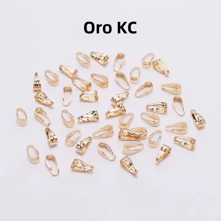 100pcs Conectores De Hebilla Para Joyería Clavos De Talla Bails De Melón Suministros De Pendantes De 7 8 10mm En Metal - 1
