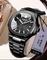 Reloj De Cuarzo Para Hombre BINBOND Marca Lujosa Resistente Al Agua Con Fecha Reloj De Pulsera De Acero Inoxidable Estilo Business - details 13