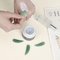 Cuchara De Jade Para Facial Espátula De Maquillaje Reutilizable Herramienta De Cuidado De La Piel Para La Belleza - details 1