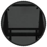 Conjunto de Bistro de Jardín de 3 Piezas vidaXL con Cojines de Ratán Sintético Negro - details 5