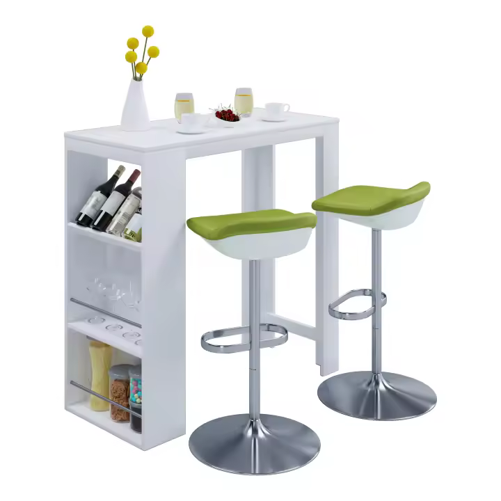 Mesa de bar de madera mesa de bar mesa de bistro barra de bar mesa alta Oktola Mesa de bar de madera mesa de bar mesa de bistro barra de bar mesa alta Oktola - 1