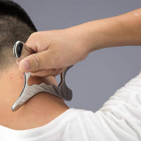 Herramienta De Masaje Gua Sha En Acero Inoxidable Para Relajación De Tissue Suave Reducción De Dolor En Cabeza Cuello Espalda - details 11