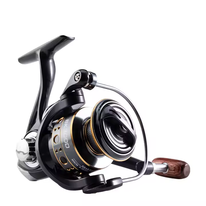 Carrete De Pesca Giratorio Rooblinos BK Para Agua Dulce Y Salada Con Bobina De Metal Interchangeable Izquierda/Derecha Herramientas De Pesca Para Truchas Y Carpas - 1