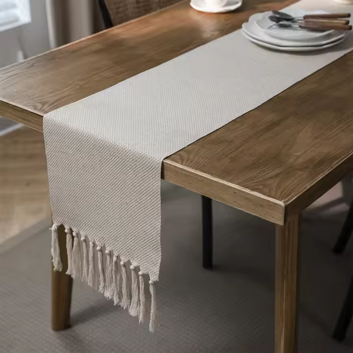 Mantel de Lino para Café y Comedor Al Aire Libre - 1