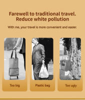 Bolsa De Bebé Plegable Grande Capacidad Multifuncional Impermeable Para Viajes Cuidado Del Bebé Bolsa De Mamá Ambiental Protección - details 1