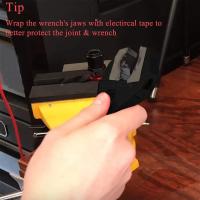 Llave Ajustable De Aluminio Para Conexiones De Tubo an 3AN-16AN Multifuncional Antideslizante Adaptador De Conexiones Negras - details 4