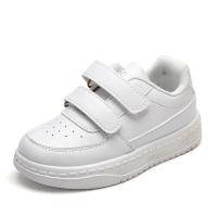 Zapatillas De Tenis Blancas Para Niños Y Niñas Moda Versátil Deportivas Cauzales Antideslizantes Con Hebilla Para Escuela Y Juegos - details 12