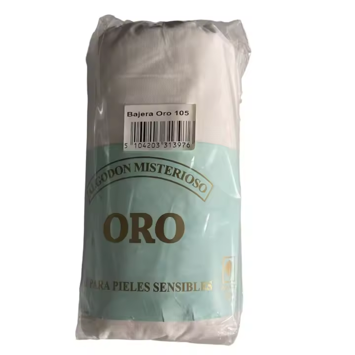 Sabanas Bajeras Ajustables con Goma elastica, ALGODON 100% de alta calidad ,Sabana suave para la cama de 90cm,105cm,135cm,150cm, Protector algodon colchon ,Ropa de cama, Fabricado en UE, color Blanco - 1