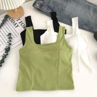 Camisola De Yoga Para Mujer Con Relleno Interior Y Exterior Sin Mangas Espalda Ancha Verano Top Delgado Mueve Vestido - details 6