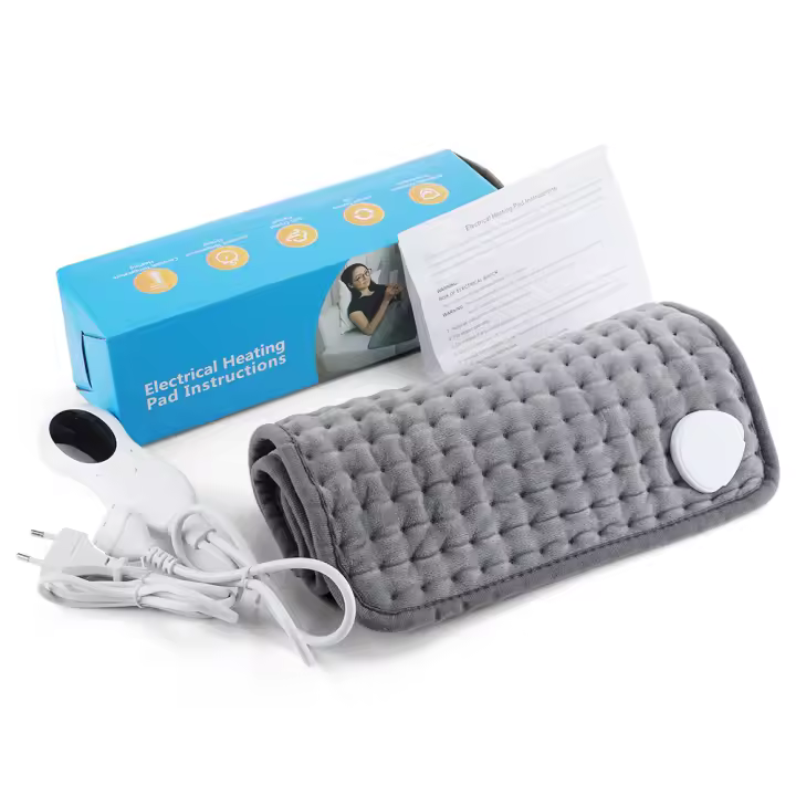 Manta de calefacción eléctrica para aliviar el dolor de espalda, calentador de invierno con temporizador, Control de temperatura, 10 engranajes, 220V-240V - 1