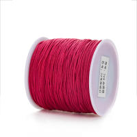 Hilo De Nylon 0.8mm 28 Colores Para DIY Hecho a Mano Cuerda Para Pulseras Collares Accesorios De Manualidades 100m/Roll - details 11