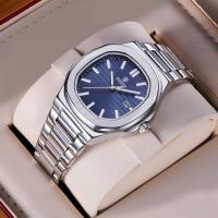 Reloj De Pulsera De Cuarzo Para Hombre OGEDA Diseño Clásico Resistente Al Agua Con Tres Manos Reloj De Business Para El Hombre Militar Material De Pulso De Tungsteno Acero Y Aleación - details 18