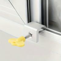 Cerradura De Seguridad Para Ventanas Y Puertas Sliding Sash Stopper Antirrobo Para Niños Cinta De Bloqueo De Armario - details 3