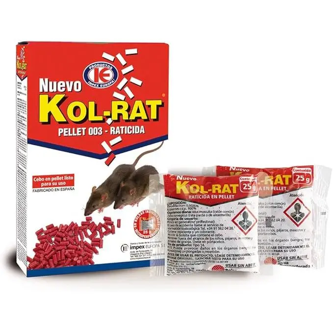 Kol-Rat en pellets 150gr /para ratones y ratas- Impex Europa - 1