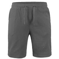 Shorts De Playa Para Hombre Verano Transpirables De Color Sólido Con Cintura Elástica Y Cierre De Cordón Pesas Ligeros Para Correr - details 9