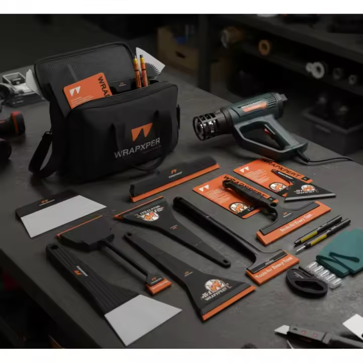 Kit Profesional 20 en 1 de Herramientas para Tintado de Cristales de Coche, Colocación de Láminas y Vinilos Adhesivos - 1