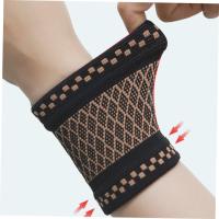 1 par de muñequeras deportivas transpirables con bandas elásticas de soporte para aliviar el rendimiento atlético, muñequeras duraderas y cómodas para hombres y mujeres. - details 6