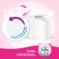 Scottex Orginal Papel Higiénico 96 rollos,12rollos*8paquete,rollos dos capas que proporcionan el equlibro adecuado en suavidad y resistencia - details 3