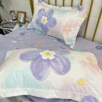 Funda De Edredón Y 2 Almohadillas Reversibles Con Patrón De Rabo De Conejo Fresa Y Flor Morada Estilo Moderno Para Cama De 1.5m/1.8m/2.0m/2.2m Conjunto De Ropa De Cama Cómoda Y De Venta Caliente - details 14