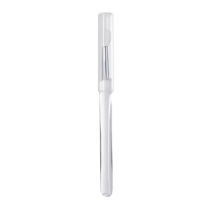 Brocha De Uñas De Silicona Para Aplicar Brillo De Plata Y Plateado Herramienta De Manicura Reutilizable Fácil De Usar Para Arte De Uñas - 1