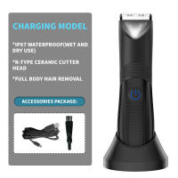 Cortadoras de pelo del Cuerpo de los hambres de Cerámica Eléctrica digital impermeable Privado íntimo Clippers Cuerpo axila Ingle depilación ininstrument - details 0