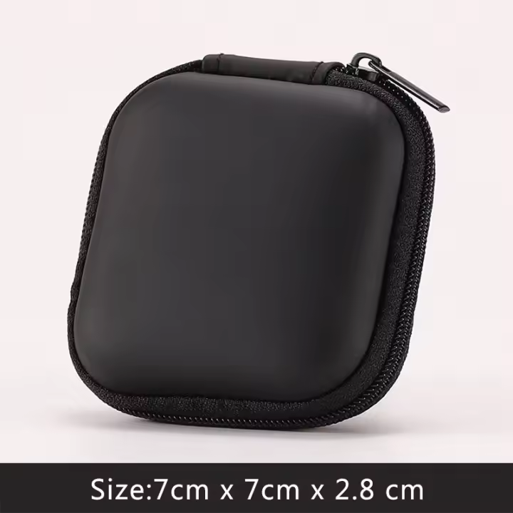 Bolsa de almacenamiento de varios colores, Mini estuche rígido de Material EVA, estuche portátil con cremallera de alta calidad, accesorios, caja de transporte de viaje - 1