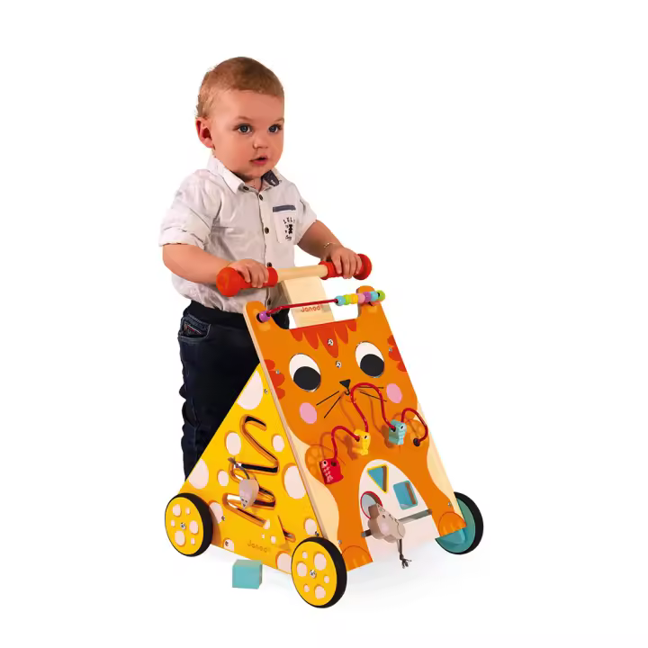 Caminador de Madera Multiactividades Gato - Janod J08005 - 1