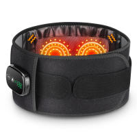 Cinturón de masaje con calefacción eléctrica para cintura, cinturón de soporte elástico multifuncional, cinturón de calor con calefacción y luz roja para abdominales. - details 14