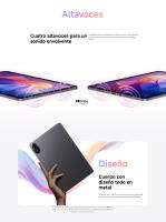 Tableta Xiaomi Redmi Pad 2 Versión Global 8GB+256GB, Potente procesador Helio G100-Ultra, Pantalla crystal-clear de 11" con resolución de 2.5K 90 Hz, Gran batería 9000 mAh, Cámara trasera 8MP, Dolby Atmos®, Xiaomi HyperOS 2 - details 6