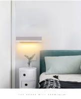 Lámpara De Pared LED Giratoria Creativa Para Dormitorio Y Sala De Estar Iluminación Nocturna Personalizada Simple Para Lectura Y Decoración De Hoteles - details 5