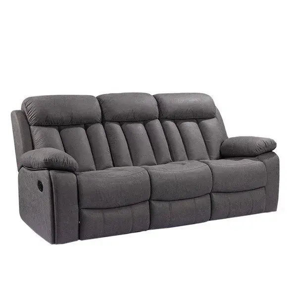 Sofá Madrid Deluxe 3 plazas reclinable/reposapiés elevable - 1
