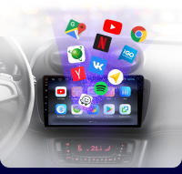 AWESAFE inalámbrico CarPlay Android Auto Radio para Seat Ibiza 6j 2009 2010 2011 2012 2013 coche reproductor multimedia GPS 2 din autoradio volante controles RDS Bluetooth - details 12