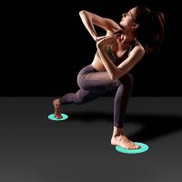 Par De Sliders De Fitness Para El Núcleo Ejercicios De Abdominales Placa Deslizante De Pilates Yoga Equipamiento De Entrenamiento Muscular En El Gimnasio - details 5