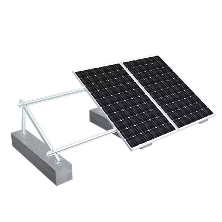 Plusenergy - Estructura Alu Suelo 3 paneles - 1