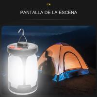 Lámpara De Camping LED Solar Recargable 4500mAh 1000LM Banco De Energía Emergencia 6 Modos De Luz Plegable Para Camping Pesca - details 15