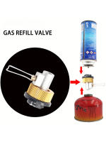 Adaptador De Gas Para Camping Al Aire Libre Válvula De Estufa Repuesto Ahorro De Gas Convertidor Plano Conversión De Tanque - details 0