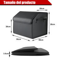 Organizador de Maletero Plegable de PU – Caja de Almacenamiento Multiuso para Coche, SUV y Camión – Gran Capacidad, Portátil y Resistente - details 1