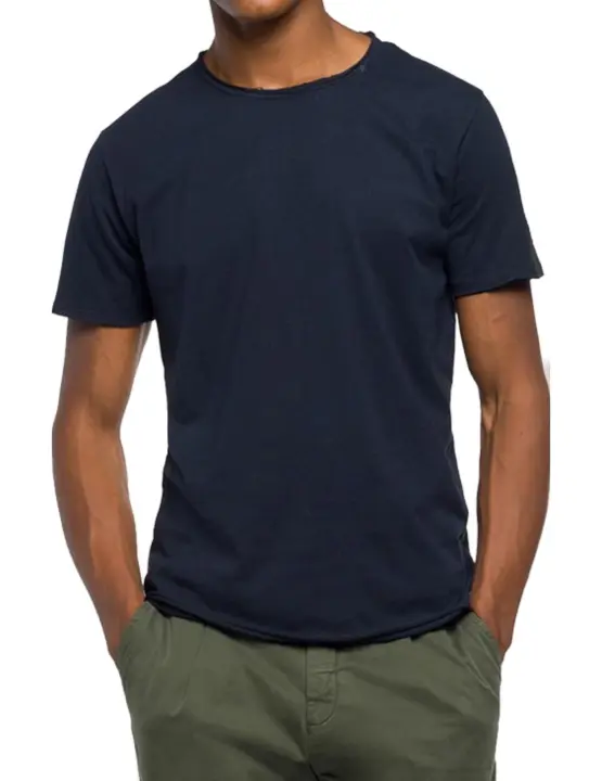 Camiseta básica Replay marino para hombre -& - 1