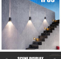 Lámpara De Pared LED 6W 10W IP65 Impermeable Aluminio Para Exterior Iluminación De Jardín Puerta Y Porche Luz Moderna Nórdica Interior 85-265V - details 22