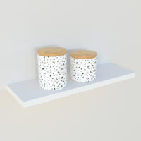 Henor Balda Pared Blanca 30/120 x 20 x 2.5 Cm. Estante Pared Madera FSC®. Carga 25 Kg. Blanco. - details 7